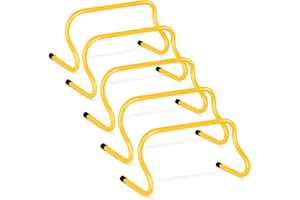 SMTPDT Agility Hurdles Training Equipment: Jumping & Speed Training Fitness Training Equipment, for Kids, Athletes, Soccer, Basketball