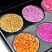 SMTSMT 6 Colors Eye Shadow palettes Shimmer Glitter Eyeshadow Powder Matte Highlighter Eyeshadow Makeup Palette (A)