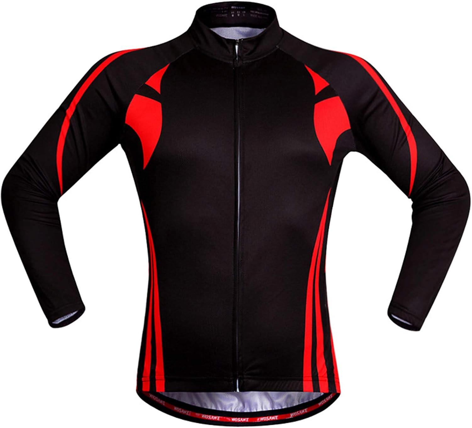 Mens Cycling Jacket, Windproof Breathable High Visibility Long Sleeve