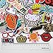 Mosheng Accessory 60pcs DIY Animals Embroidery Patches Mix Patterns Iron On/Sew On Applique for Kids Childrens Clothes Backpacks T-Shirt Jeans Skirt Vests Scarf Hat Bag Halloween Christmas (Style 6)