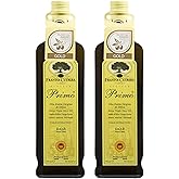 Frantoi Cutrera Primo Cold Extracted Italian Extra Virgin Olive Oil Cold Pressed, Polyphenol Rich Olive Oil, Authentic Certified DOP Sicilian EVOO Imported From Italy, 25.4 fl oz (Pack of 2)