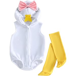 BemeyourBBs Toddler Halloween Costume Baby Boy Girl Halloween Outfit Hooded Romper Jumpsuit with Legging Cosplay Clothes