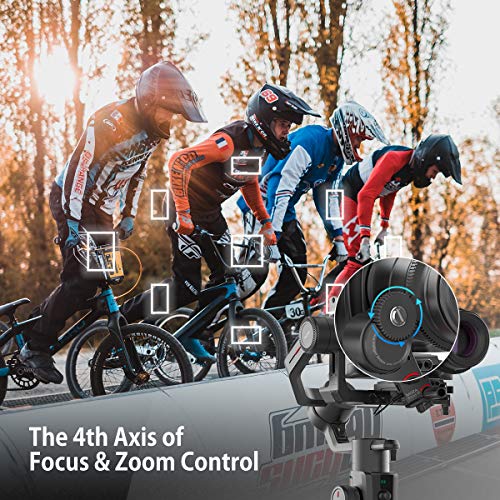 MOZA iFocus-M Follow Focus Motor, Wireless Controller for MOZA Air 2, AirCross 2 3-Axis Handheld Gimbal Stabilizer, Wireless Lens Control System for DSLRs Mirrorless Cameras