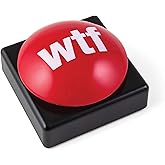 BigMouth Inc. WTF Slammer Button, 10 Different Phrases, Funny Gag Gift for Family, Friends and Co-Workers, Batteries Included