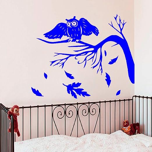 xingbuxin Animal Wall Decal Lovely Owl Branches Calcomanía Las ...