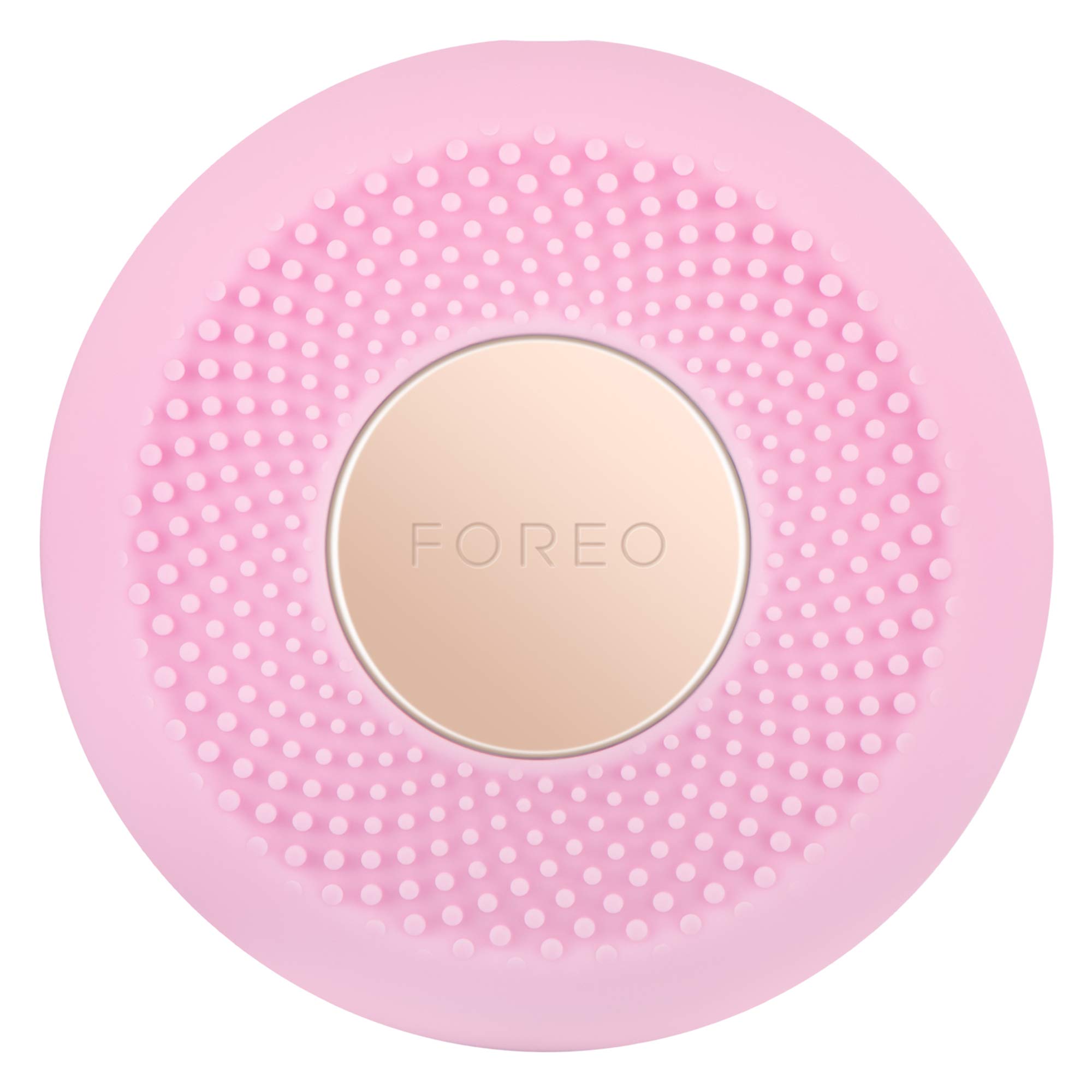 Foreo Ufo Mini Full Facial Led Mask Treatment, Red Light Therapy, Face Masks Beauty Treatment, Korean Skincare, Thermotherapy & Face Massager, Moisturiser, Increased Skin Care Absorption, Pearl Pink