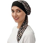FADACHY Chemo Headwear for Women,Chemo Caps Lightweight for Summer with Head Scarf,Silky Soft Hair Turbans Fashion