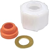 Danco81422 Ballcock Supply Nut And Washer 7/8 " Id. X 1-1/8 " Od.,White, Orange, Gold