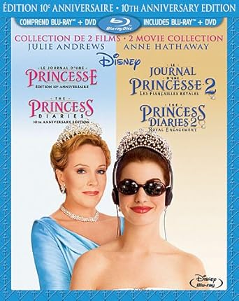 Amazon Com The Princess Diaries Blu Ray Julie Andrews Anne Hathaway Hector Elizondo Heather Matarazzo Mandy Moore Caroline Goodall Larry Miller Robert Schwartzman Erik Von Detten Terry Wayne Patrick Flueger Sean O Bryan Sandra Oh