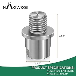 HAowosi Lathe Headstock Spindle Adapter,Converts