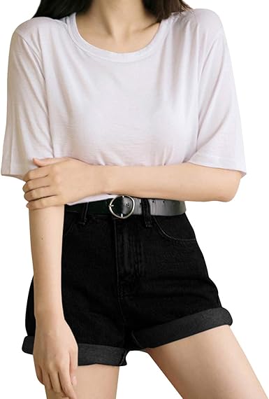 black hot pants size 4