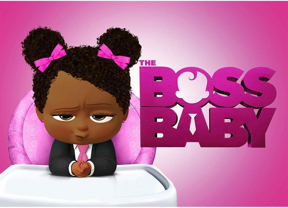 Amazon Com Vinyl Background Photography 7x5ft Boss Baby Black
