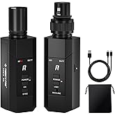 Phenyx Pro UHF Auto Scan XLR Wireless Transmitter Receiver System PTU-X | 16 Frequencies, Wired-to-Wireless XLR Microphone Adapter,+48V Phantom Power, Dynamic &amp; Condenser Mics,Stages,Events