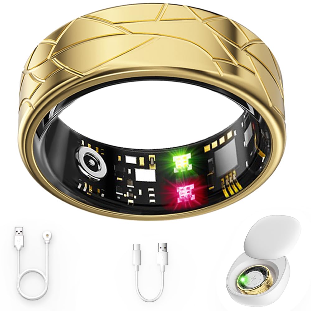 Activity Tracking Rings Smart Ring Fitness Tracker Sleep Tracking Heart Rate Monitor Pedometer ...