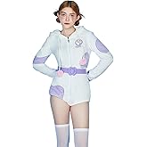 Micotaku Goodnight Pajamals Cow Momo Women Romper Home Wear Onesie Pajama