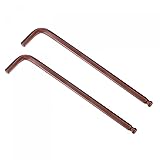 uxcell 8mm Ball End Hex Key Wrench, L Shaped Long