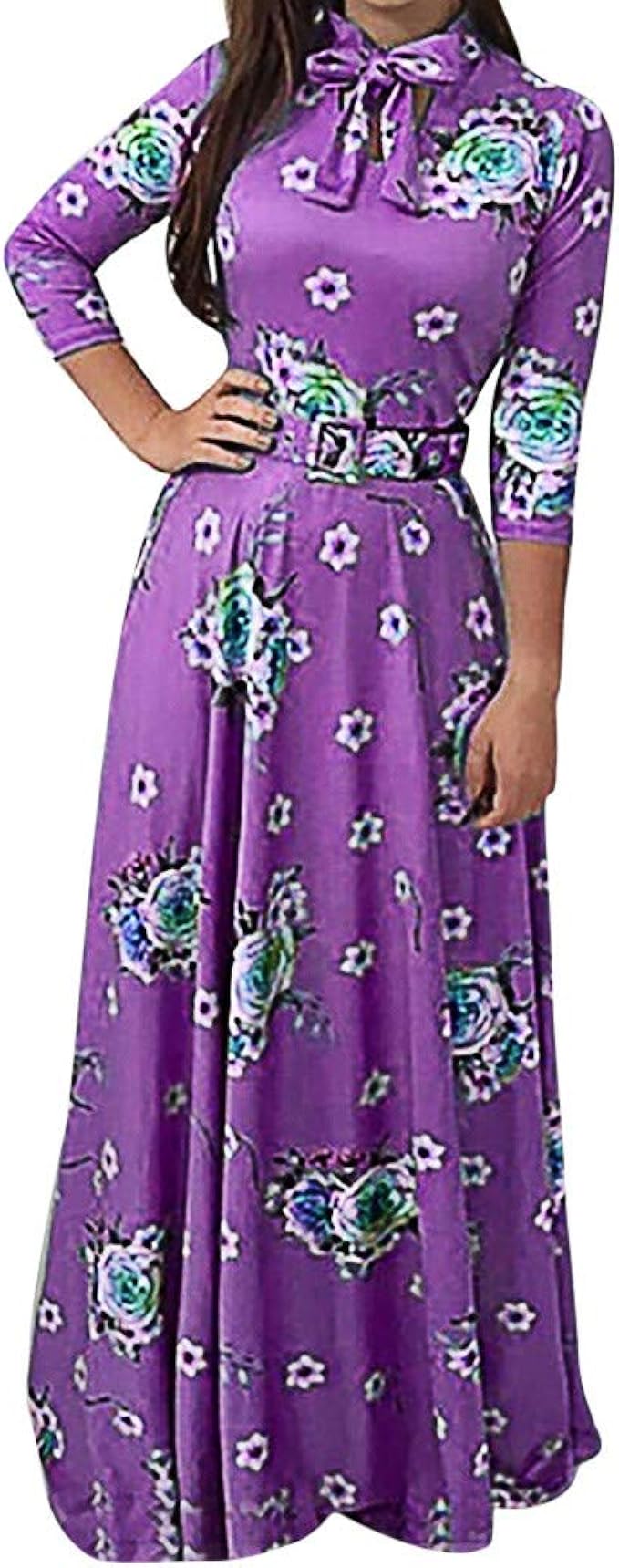 purple dresses for women