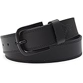 Dickies Men's Big and Tall 38MM Wide Bridle Leather Casual Belt