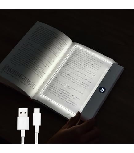 AwesomePré Plus Book Light, LED Reading Light, USB Rechargeable