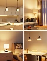 Lepro E27 LED Bulbs 60W Equivalent 8.5W 806lm Warm White 2700K Pack of 12 view 4