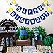 JOHEXI Gaming Happy Birthday Party Banner With Blue Personalized Birthday Flags Banner For Birthday Party Supplies Decoration