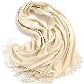 Novawo Wool Shawl Large Thick Pashmina Travel Blanket Scarf Winter Wraps for Women