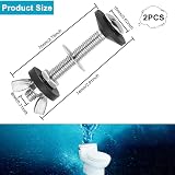 ZACUDA Cistern Bolt Kit 2PCS Stainless Steel WC Pan Fittings Close Coupling view 2