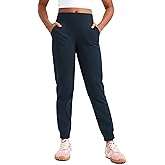 CRZ YOGA Girls Butterlift Athletic Joggers - Active Running Casual Lounge High Waist Pants with Pockets Kid Teen