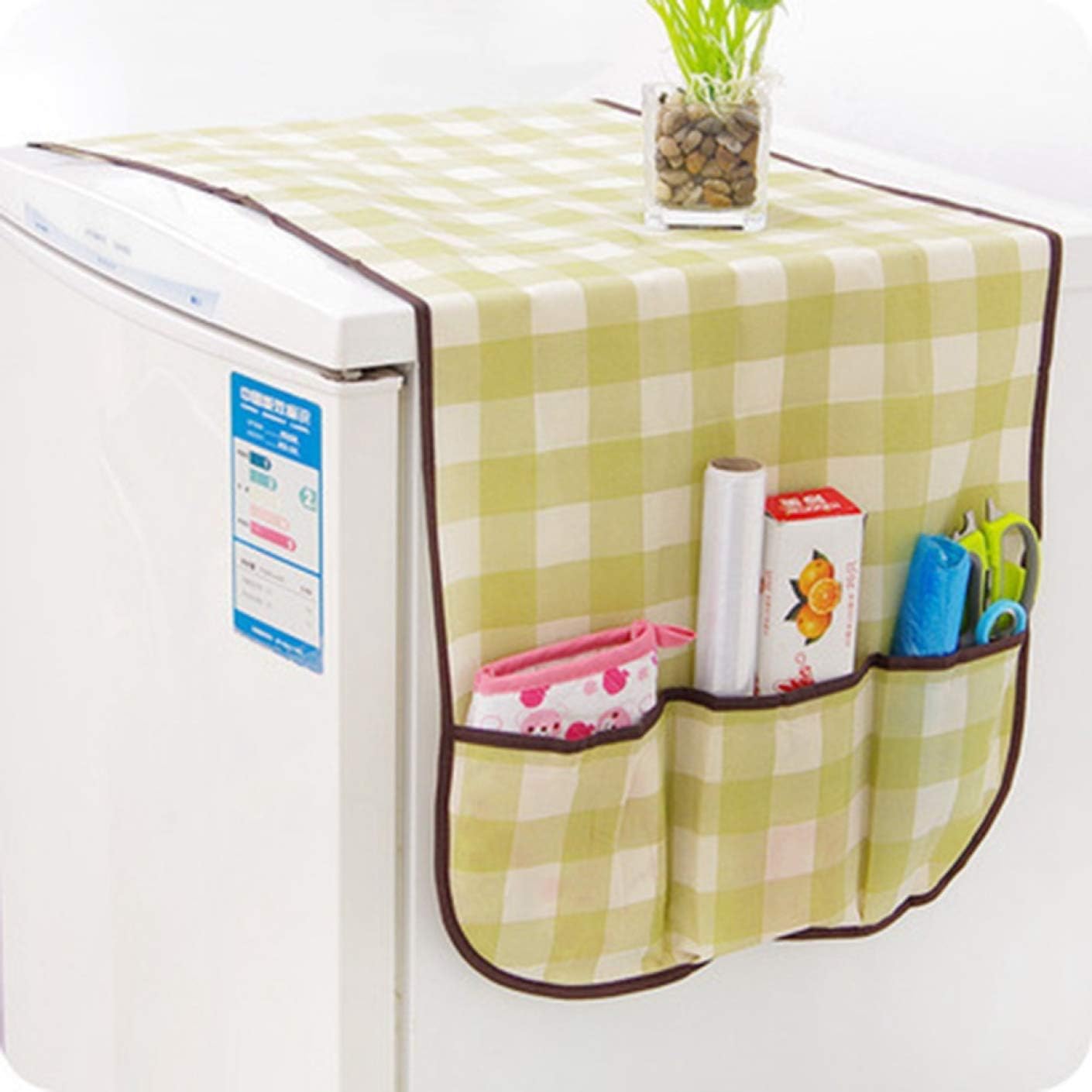 Louis Tyler Exquisite Storage Bag Dust Sticker Multifunctional Refrigerator Storage Dust Cover Home Essential (Random Colour)(None 39-14)