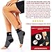 Rikedom Sports Plantar Fasciitis Foot Sleeves Ankle Compression Socks (Black)