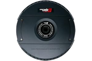 Cerwin Vega VEGA Shallow 12" 150W RMS 2Ω Spare Tire Powered Subwoofer - Slim Car Audio System with Integrated 1 Channel Ampli