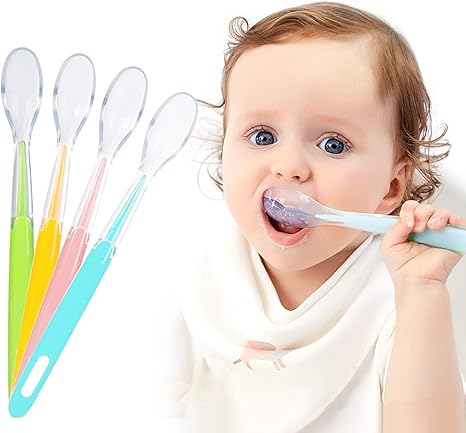 Cucchiaini Per Bambini 7 Stelle 4 Pezzi Cucchiaini Per Neonati In Silicone Morbido Cucchiaini Per Alimentazione Per Bambini Coltelli Ergonomici Antiscivolo Per Bambini Da 4 Mesi Set Di Cucchiai Amazon It Prima Infanzia