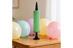 1PCS Balloon Pump, Air Inflator Hand Push Portable Useful Balloon Accessories for Wedding Birthday Party Decor Supplies (Rand