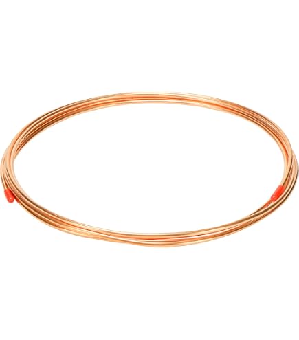 Tube Cuivre Souple 1m - Diamètre 3mm Pour Réfrigération, Climatisation Et Projects DIY - Haute Flexibilité
