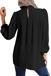Avanova Women 3/4 Sleeve Work Business Top Ruffle