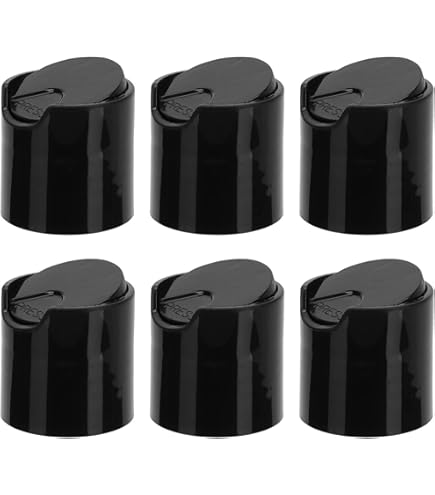 Kelkaa White Press Caps 28/410 - .325 Orifice Disc Top Closures For Squeeze Bottles (12-Pack)