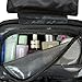 BAGSMART Travel Hanging Toiletry Cosmetic Bag Carry-on Makeup Organizer Portable Travel Kit Organizer, Black