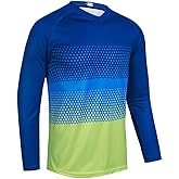 Mountain Bike Jersey for Men, Long Sleeve Dirt Bicycle Shirt for Motorcycle Motocross BMX Moto Mx ATV Riding Off Road