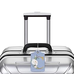 2 PCS Flower Lette C Luggage Tag for Suitcases