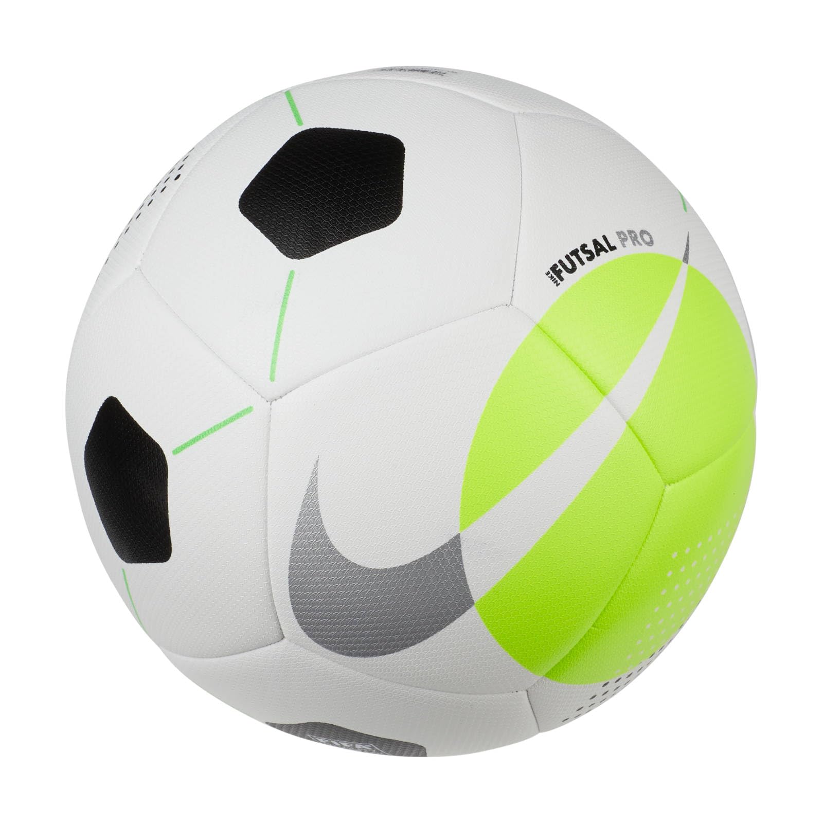 NIKE DH1992-100 Futsal Pro Recreational soccer ball Unisex Adult WHITE/VOLT/SILVER Size 0