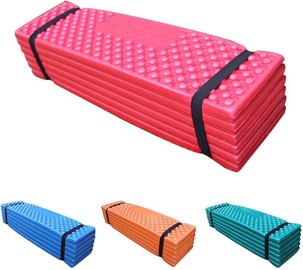 EDTara Camping Pad Ultralight Foam Outdoor Camping Mat Easy Folding Beach Tent