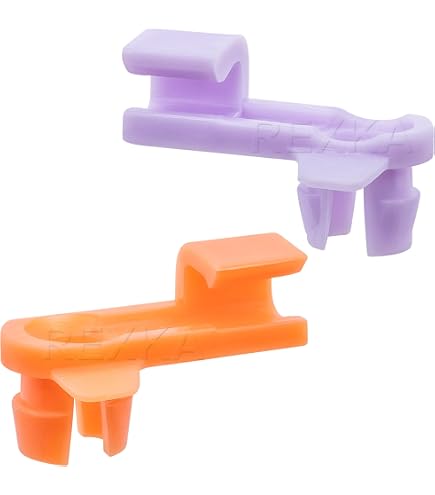 Amazon.com: Rexka 10 Sets Door Handle Lock End Rod Clips Left