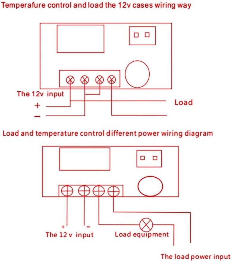 12v Dc12 24v Xd 2048 Digital Led Microcomputer Thermostat