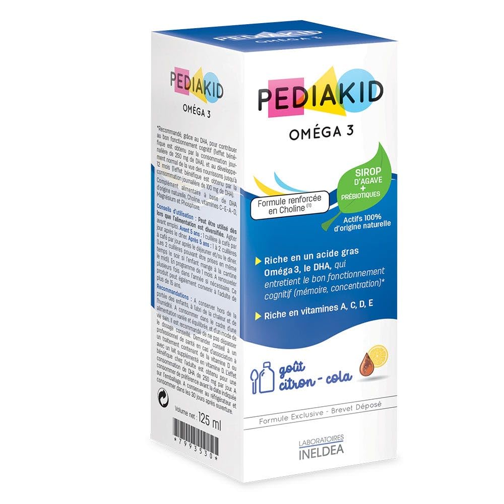 PEDIAKID Omega 3 jarabe 125ml.