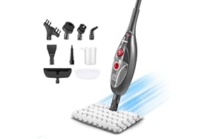 Moolan Steam Mop for Hardwood Floors 12 in 1 Steam Mop,Detachable Handheld Steamer Mop,Multipurpose Steam Cleaner for Floors,Floor Steamers for Hardwood and Tile