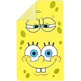 Spongebob Hand Towel | Sponge Bob Towel | Spongebob Kitchen Towel | Sponge Bob Bathroom Towelset | Yellow | 23&rdquo; X 13.5&rdquo; | Officially Licensed