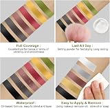 AOOWU 6 Color Bruise Wheel SFX Face Body Paint Kit Non-Toxic Halloween view 3