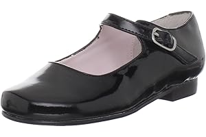 NINA Girls' Bonnett Mary Jane - Elegant Leather Dress Shoes, Comfortable, Stylish, Perfect for Parties & Weddings
