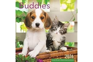 Little Buddies Puppy & Kitten 2026 Mini Wall Calendar