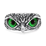 Yumikoo Demon Eye Owl Ring Retro Open Ring